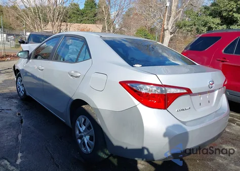 2016 Toyota Corolla L from USA, damaged, VIN 2T1BURHE2GC589134